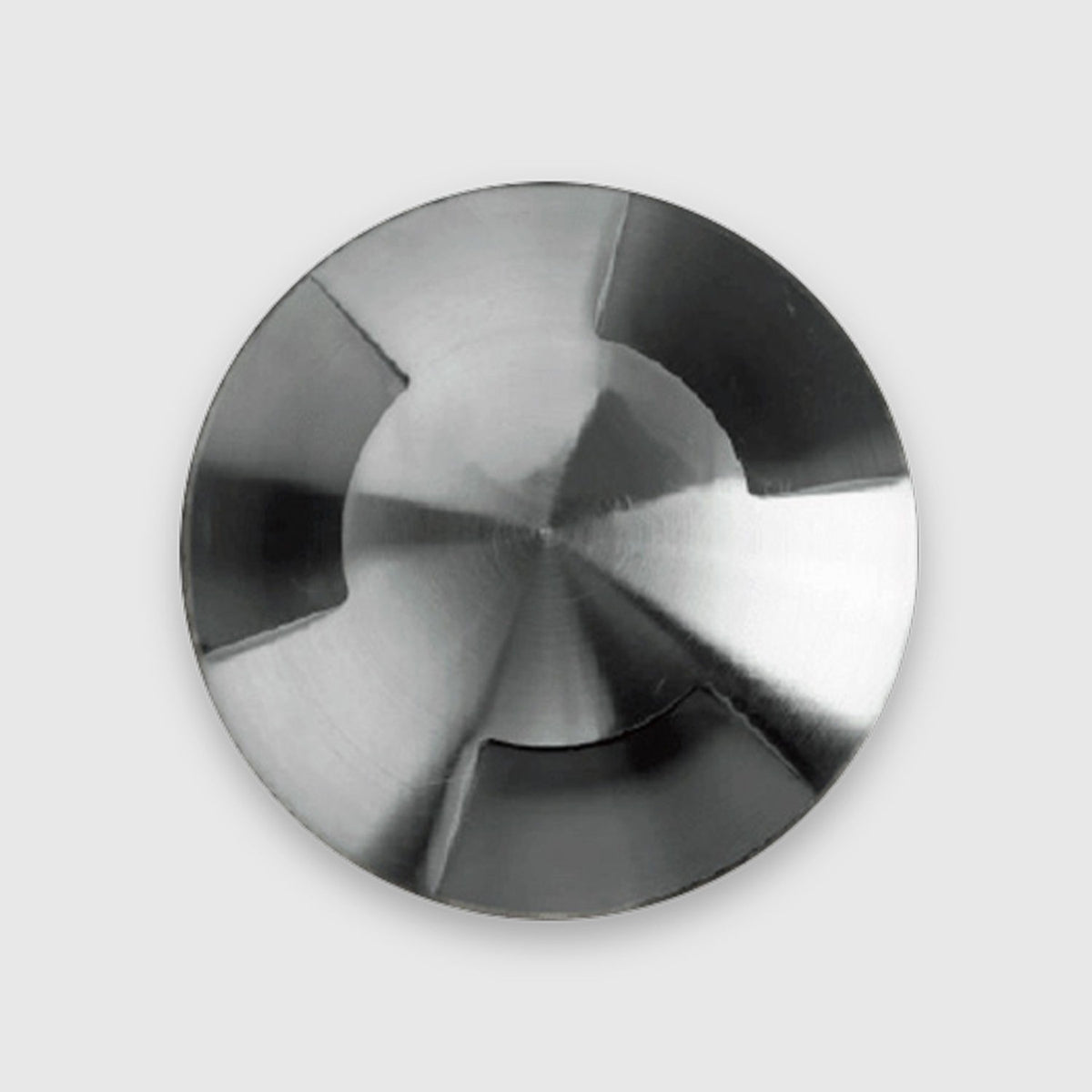 Embellecedor de acero inoxidable para foco de suelo modular Advance