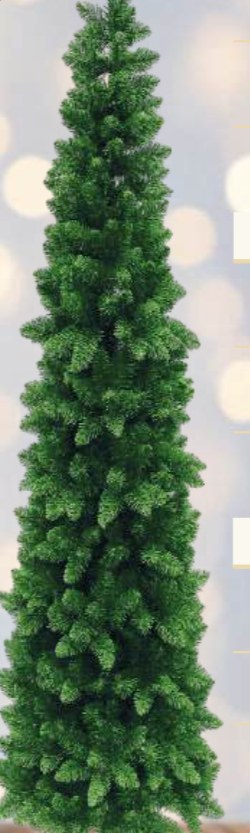 Árbol de Navidad slim Elegance de 1,80, 2 o 2,40 m