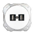 Base cargador doble USB A+A Fontini DO Low