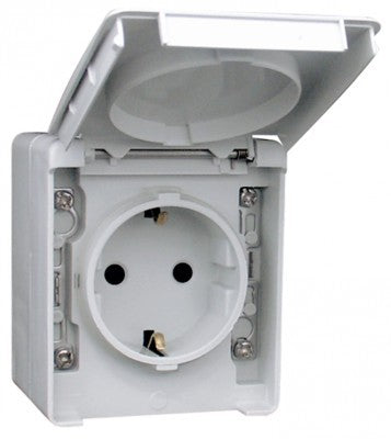 Base de enchufe schuko Efapel serie Estanca 48 IP65