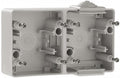 Base doble horizontal para unir dos cajas Efapel serie Estanca 48 IP65