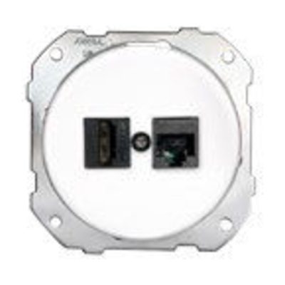 Base HDMI + RJ45 UTP Cat 6 Fontini DO Low