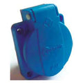 Base schuko de empotrar Aparelec BDO IP54 16 A 2P+T azul
