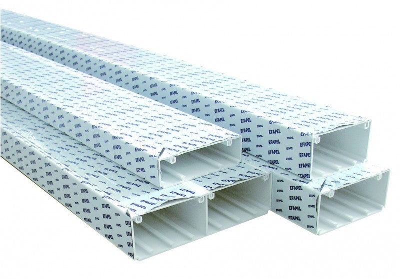 Canaleta Efapel 110 x 34 mm serie 10 (tira de 2 m)
