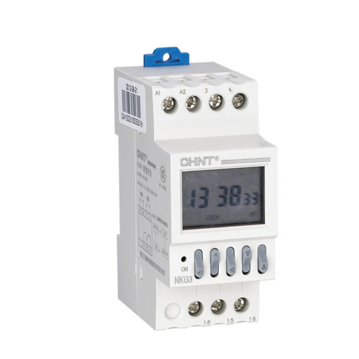 Reloj programador digital Chint NKG3, 1 canal, 230 V