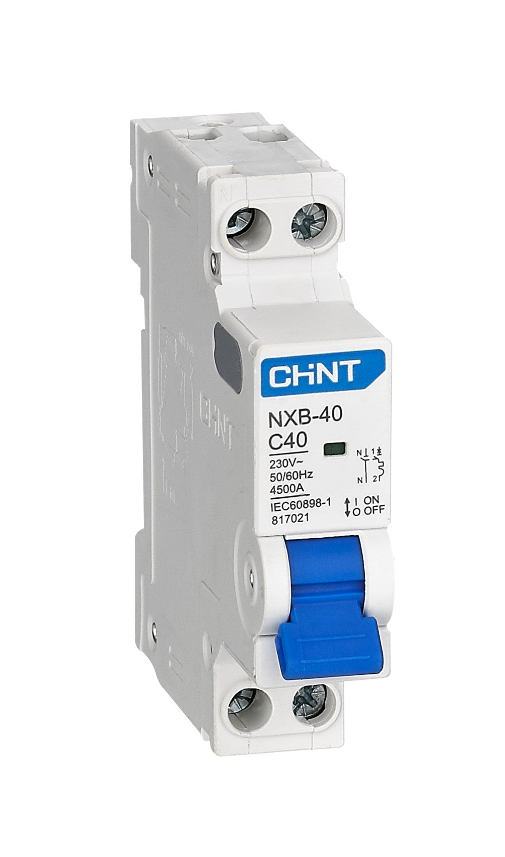 Magnetotérmico Chint NXB-40 1P+N 20 A 4,5 kA curva C