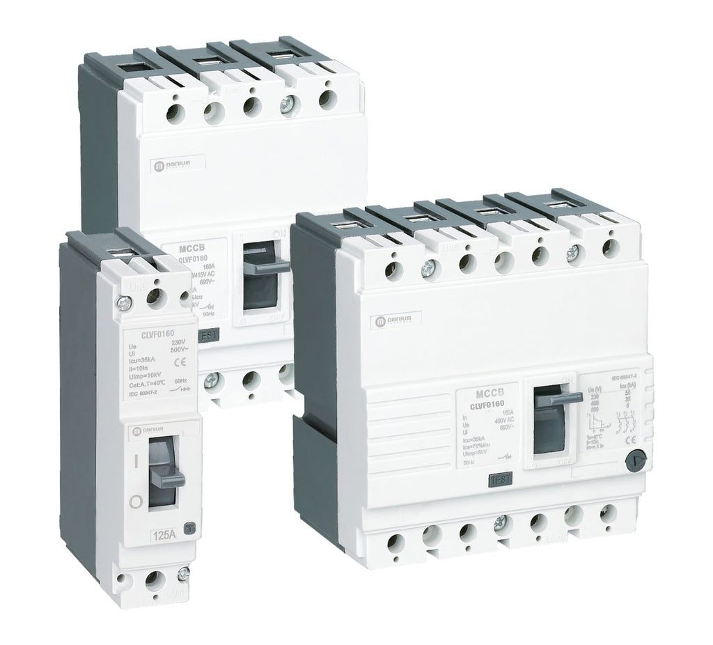 Interruptor de caja moldeada Omnium CLVF0160 4P 125 A, 35 kA, regulable 100-125 A