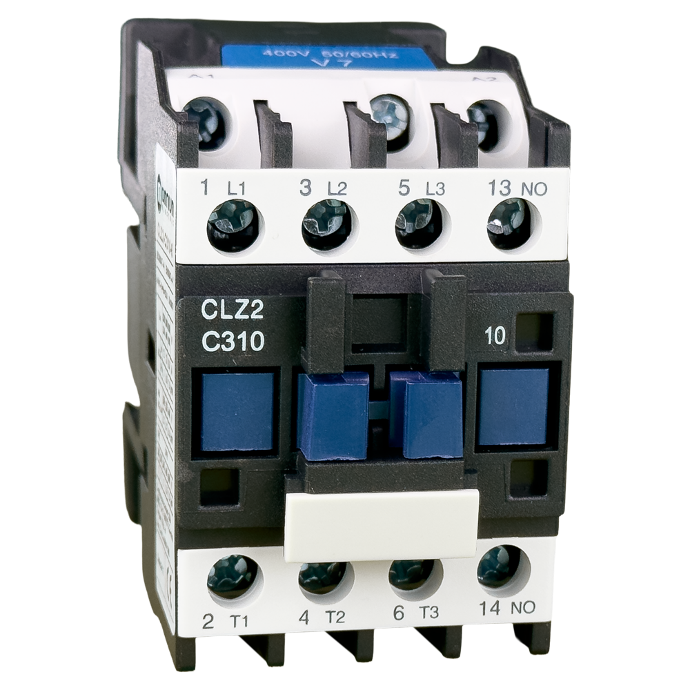 Contactor Omnium CLZ2-D310-6 tripolar 18 A 1 NA, bobina 400 V CA