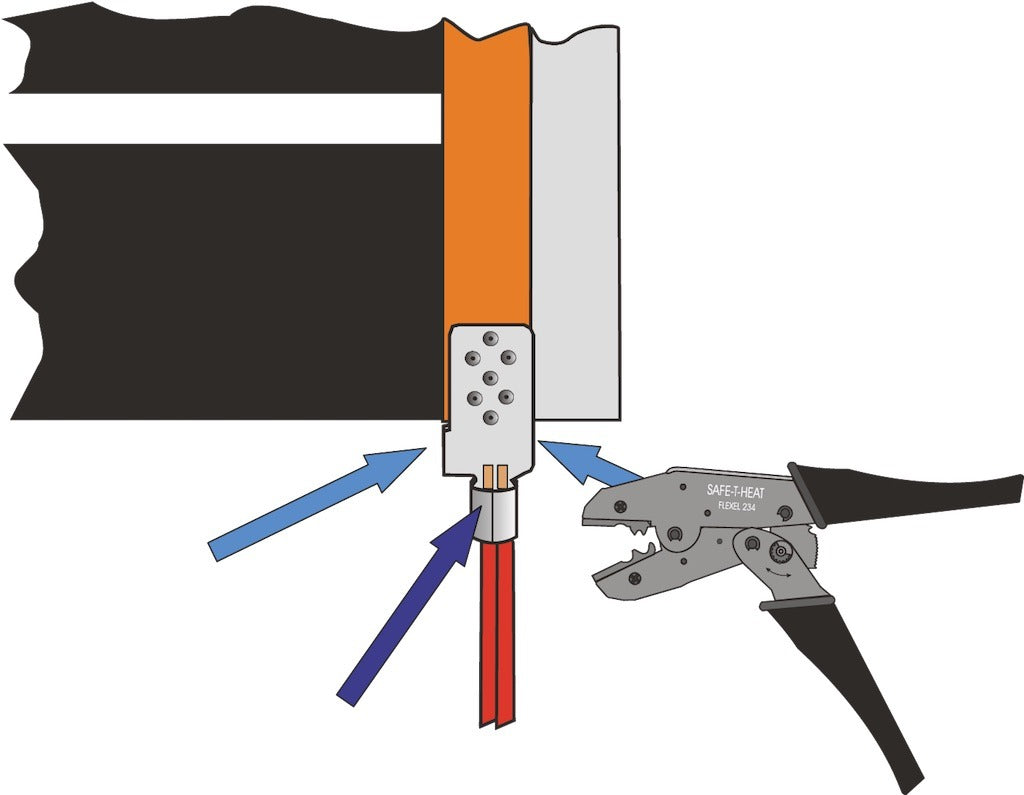 Conector Ceilhit para folio radiante Ecofilm de techo y suelo, unidad