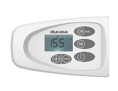 Toallero eléctrico Ducasa TBP DRY blanco, 500 o 750 W programable