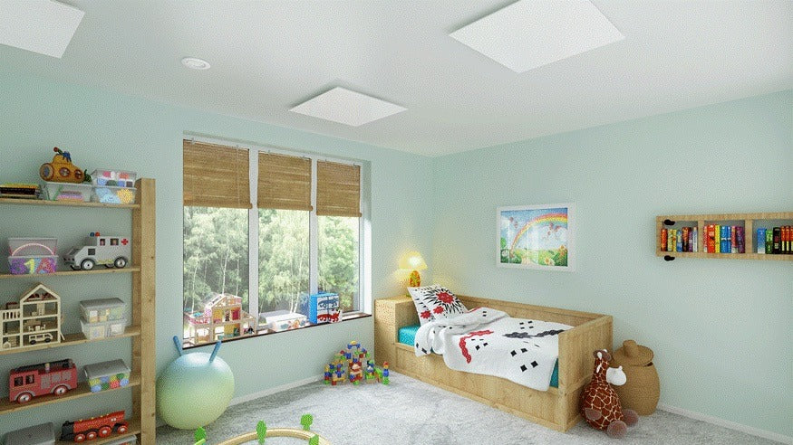 Panel radiante de vidrio Ceilhit GS sin marco, de 300 a 600 W