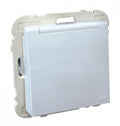 Base de enchufe IP44 con tapa Logus 90 blanco Efapel – ref. 90496WBR