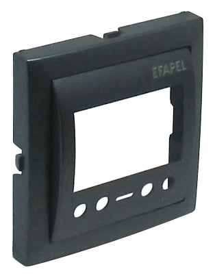 Tapa para interruptor horario digital de 1 circuito Apolo 5000 negro mate Efapel – ref. 50743TPM