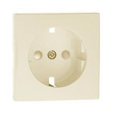 Tapa con protección para base schuko Logus 90 marfil Efapel – ref. 90632TMF