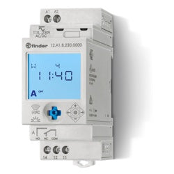 Interruptor horario astronómico Finder 12.A1, 1 contacto 16 A, NFC