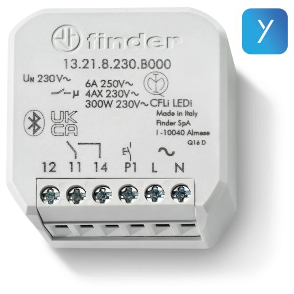 Relé multifunción Bluetooth Finder YESLY 13.21.8.230.B000, 1 contacto 16 A