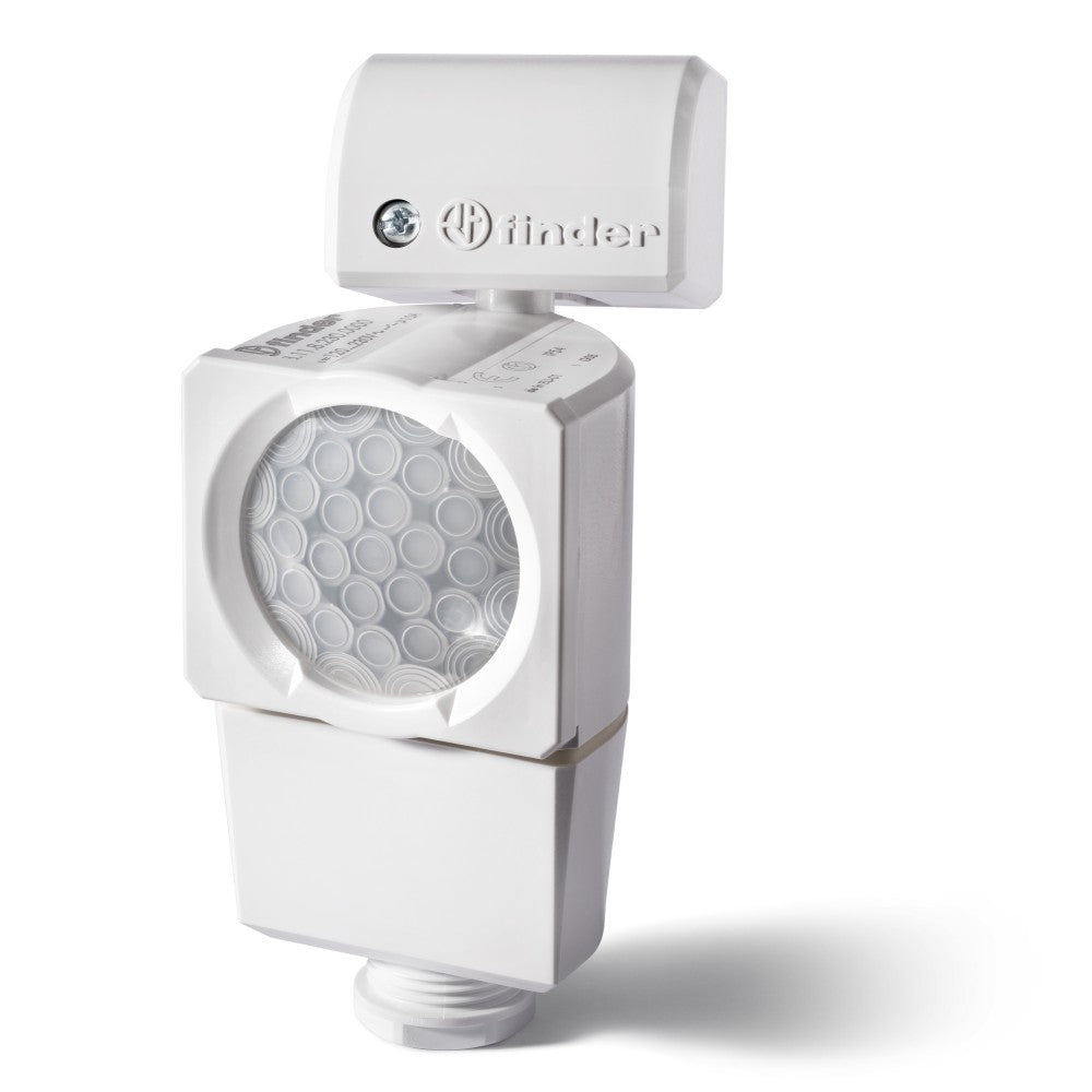 Detector de movimiento exterior Finder 18.11, 1 NA 10 A, 120-230 V CA, IP54