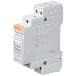 Relé modular Finder 22.22, 2 contactos NA 20 A, bobina 230 V CA