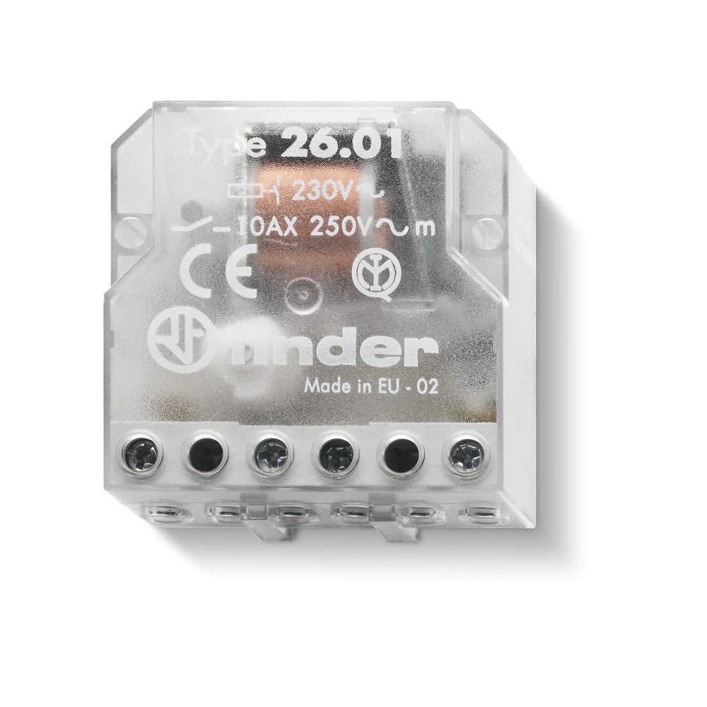 Telerruptor Finder 26.01.8.230.4000, 1 contacto NA 10 A, 230 V CA