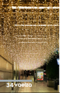 Cortina LED + flash 6 x 2 m