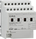 Actuador de conmutación de 4 elementos, 16 A con accionamiento manual para KNX Gira – ref. 100400