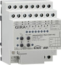 Actuador de persianas de 4 elementos y 230 V CA / 12 - 48 V CC con accionamiento manual para KNX Gira – ref. 103900