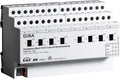 Actuador de conmutación de 8 elementos, 16 A con accionamiento manual y medición de corriente para cargas C, para KNX Gira – ref. 104600