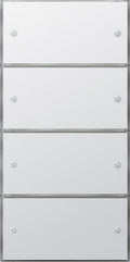 Sensor táctil 3 Komfort de 4 elementos (2+2) para KNX System 70 (Gira F100) Gira – ref. 2035112