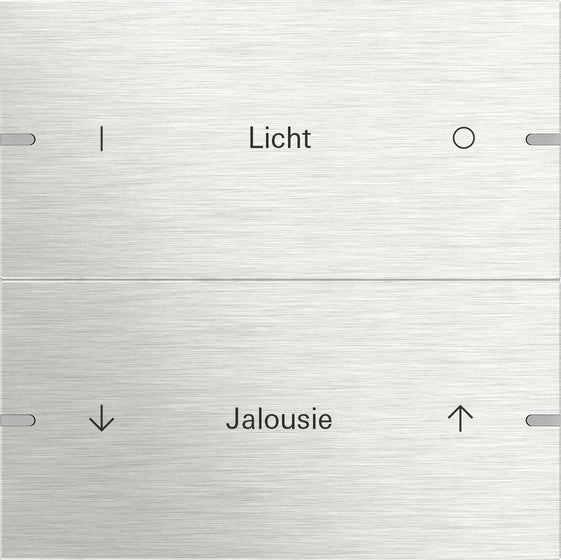Juego de tecla basculante de 2 elementos personalizable para sensor táctil 4.95 Gira – 10 colores