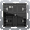 Sensor táctil 4.55 Komfort de 2 elementos para Gira One y KNX con tecla basculante de puesta en marcha Gira – ref. 504200