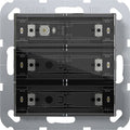 Sensor táctil 4.55 Komfort de 3 elementos para Gira One y KNX con tecla basculante de puesta en marcha Gira – ref. 504300