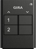 Transmisor portátil RF de 2 elementos para KNX Gira Antracita – ref. 512200