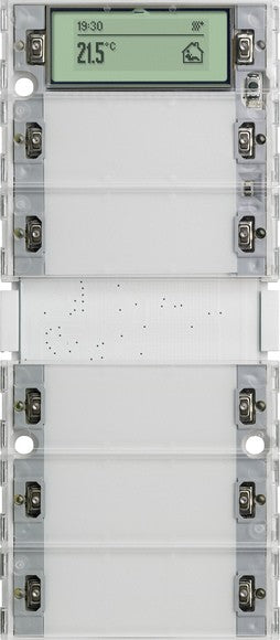 Sensor táctil 3 Plus de 5 elementos (2+3) para KNX con tecla basculante de puesta en marcha Gira – ref. 514500