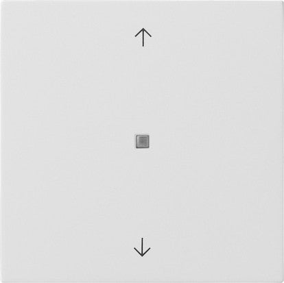 Pulsador con tecla basculante de 1 elemento y símbolos de flecha para Gira One y KNX System 70 (Gira F100) Gira – ref. 5172112