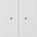 Pulsador con tecla basculante de 2 elementos para Gira One y KNX System 70 (Gira F100) Gira – ref. 5173112
