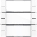 Juego de tecla basculante de 3 elementos con campo de rotulación para sensor táctil 4.55 Gira – 7 colores