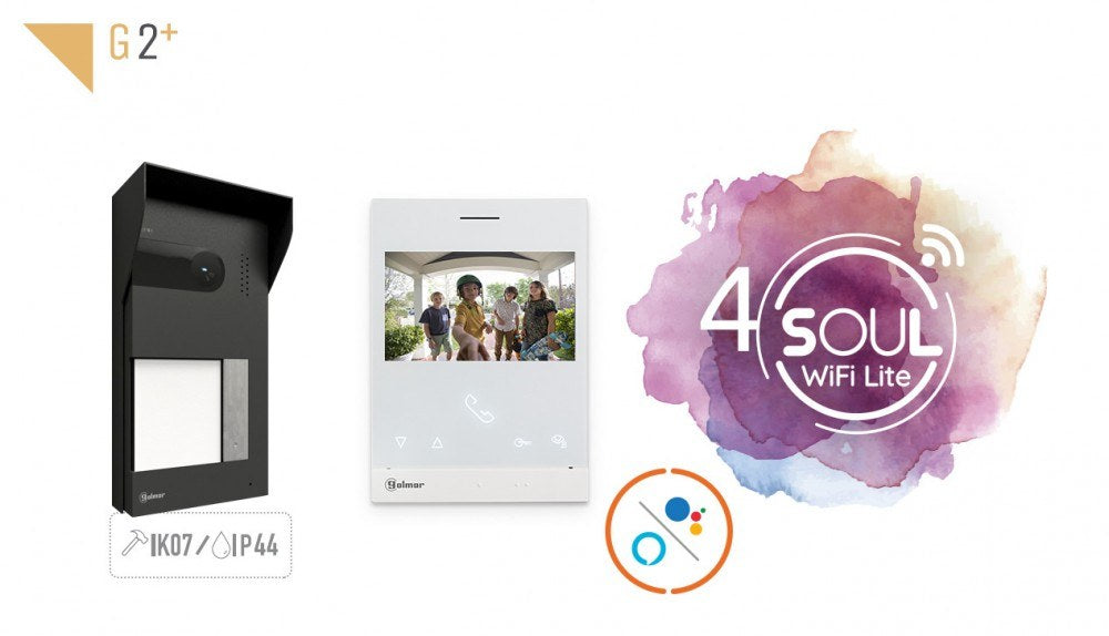Kit videoportero Golmar Soul 2 hilos para 1 vivienda