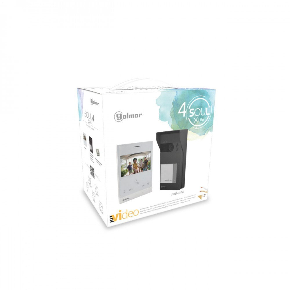 Kit videoportero Golmar Soul 2 hilos para 1 vivienda