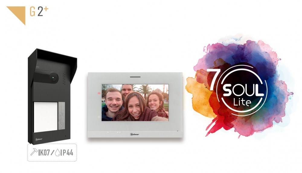 Kit videoportero Golmar Soul 2 hilos para 1 vivienda