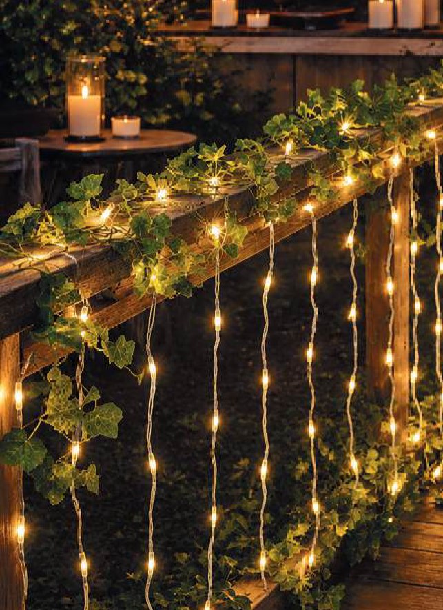 Guirnalda micro LED de luz cálida, cable verde o transparente, de 2 a 30 m