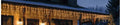 Guirnalda icicle LED doméstica, caída 0,50 m, de 6 o 12 m