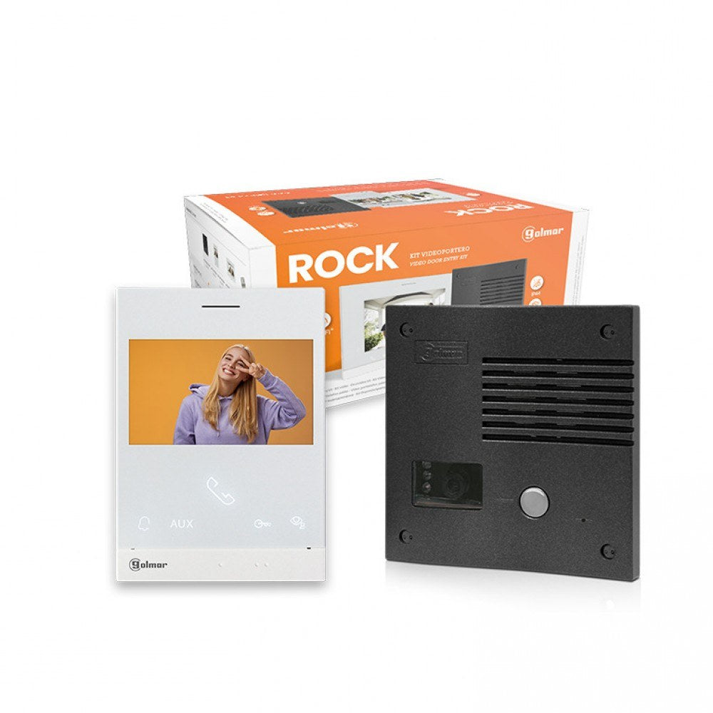 Kit videoportero Golmar Rock antivandálico R5110/ART 4 XLITE