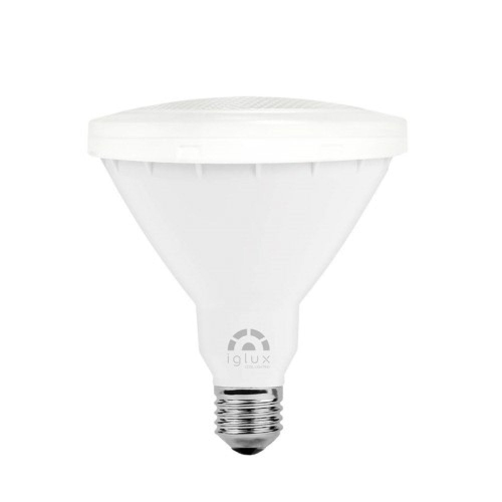 Lámpara LED PAR38 Iglux E27 de 14 W IP65, blanca o de color