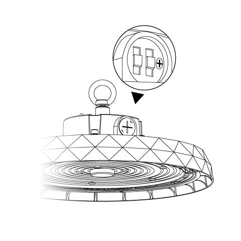 Campana industrial LED LDV UFO Surya multipotencia 120-150-200 W CCT