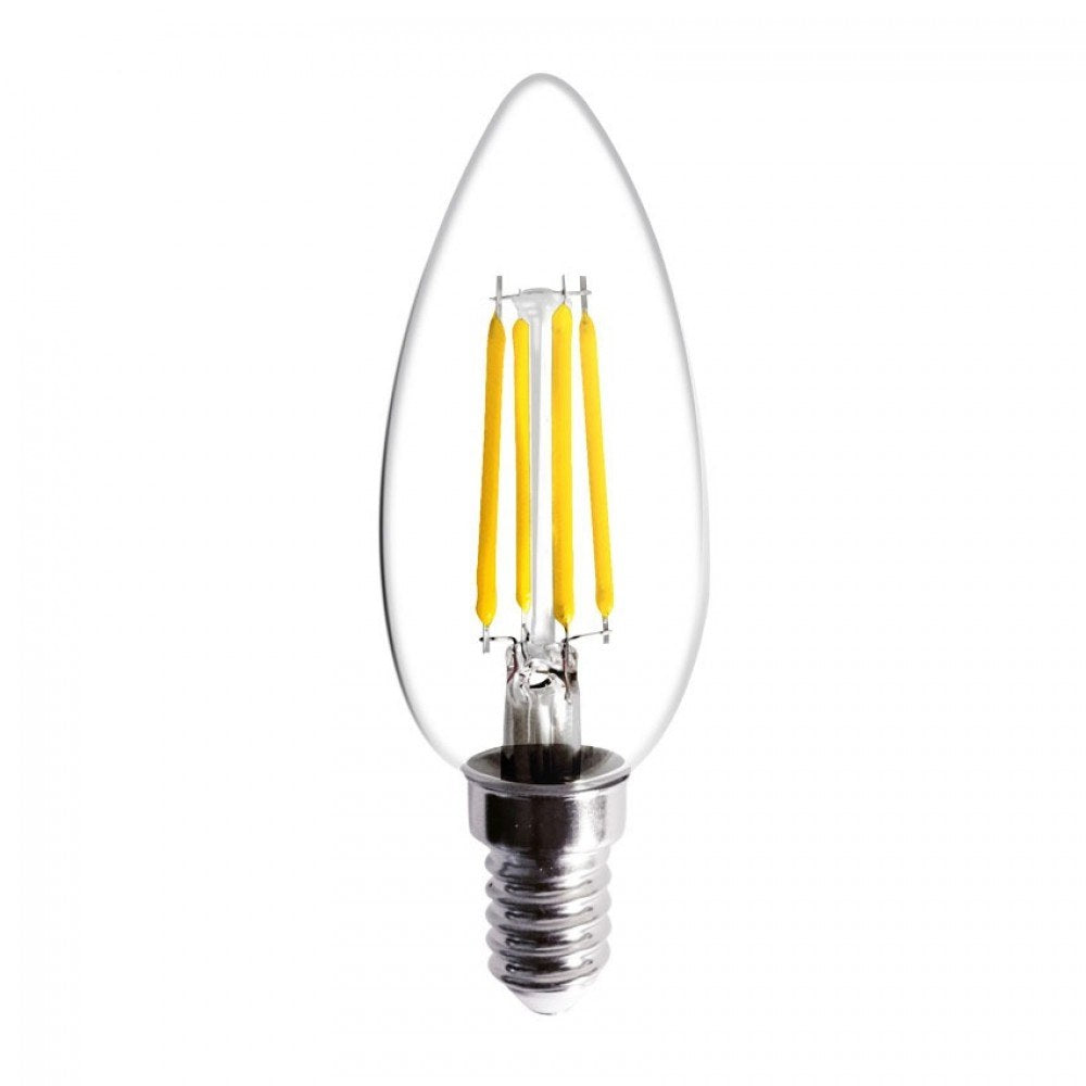Lámpara LED de filamento vela C35 LDV E14