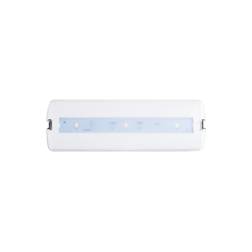 Emergencia LED LDV Lúmine 400 lm permanente y no permanente, blanca L116N400
