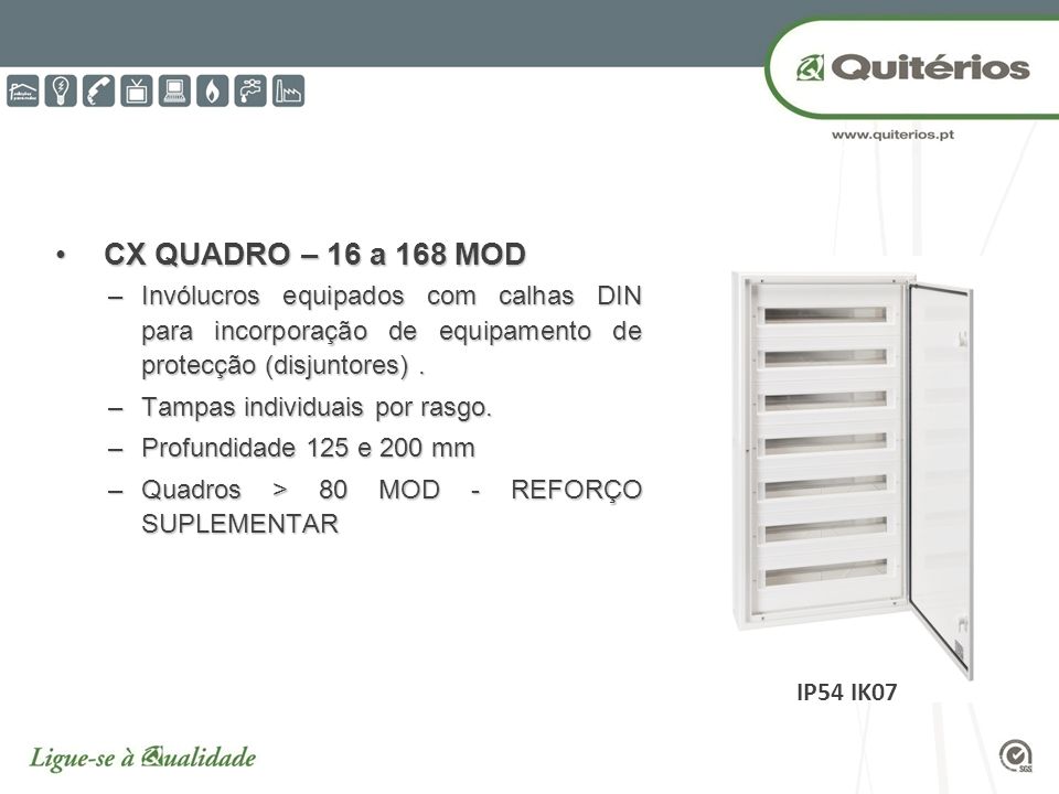 Cuadro metálico de empotrar Quitérios Safetymax 48 módulos (2 filas)