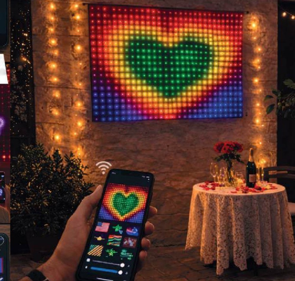 Luces LED RGB Smart con app y mando: guirnalda, icicle o malla