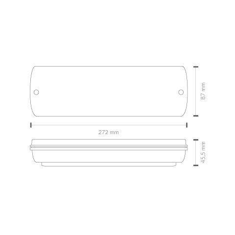 Caja estanca IP65 LDV M002 para emergencia Lúmine L116N, blanca