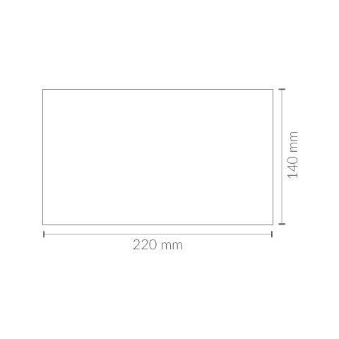 Banderola SALIDA LDV M005 para emergencia Lúmine L116N, 220 × 140 mm